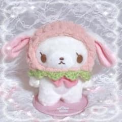 ぬい服 10cm 12cm 編み物 ボンネット いちご 帽子 ♥即購入OK♥のサムネイル