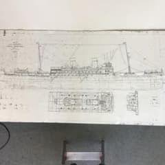 日満航路「大連丸」の1/50設計図 - メルカリ