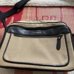 COACH ショルダーバッグ ベージュ/ブラックのサムネイル