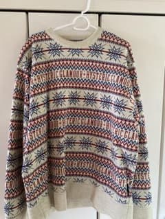 HYSTERIC GLAMOUR ノルディック柄 ニット XLのサムネイル