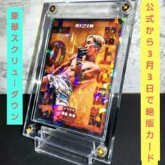 朝倉未来 RIZIN リアルカード【豪華スクリューダウン付き】 ライコレ