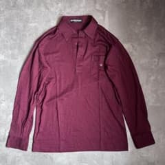archive vintage Burgundy POLO-shirt