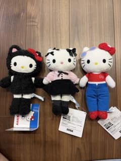 ハローキティ ぬいぐるみ おしなが Ver. 3種セットのサムネイル