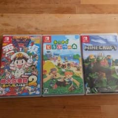 Nintendo Switch ソフト 3本セット 桃鉄2 あつもり マイクラ - メルカリ
