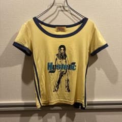 HYSTERIC イエロー オフショルダーTシャツのサムネイル