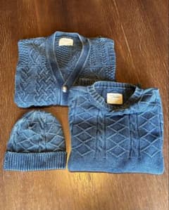 WYLER CLOTHING・ワイラークロージング・インディゴガンジー3点セット WYLER CLOTHING・ワイラークロージング・インディゴガンジー3点セット