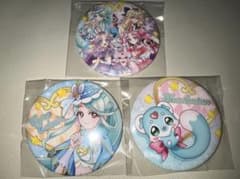 名探偵プリキュア　キュアエクレール　シュシュタン　缶バッジ　ドリステ 名探偵プリキュア！ ドリームステージ キュアエクレール、シュシュタン
