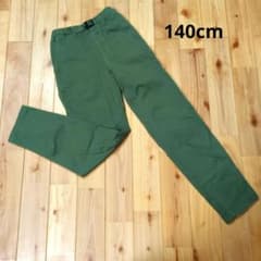 UNIQLO ユニクロ ストレッチパンツ 140cm カーキ ジュニアのサムネイル