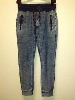 ZARA JOGデニムスウェットパンツのサムネイル