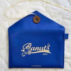 スヌーピー PEANUTS マルチケース ポーチ 小物入れ ブルーのサムネイル