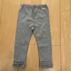 グレー フリル付きレギンス 90サイズのサムネイル
