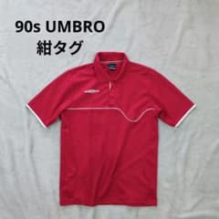 90s UMBRO アンブロ ワンポイント 半袖シャツ 紺タグ 刺繍ロゴ - メルカリ