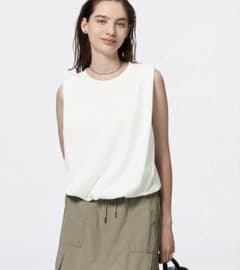 gu バブルヘムプルオーバー オフホワイト 3XLのサムネイル