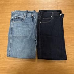 ユニクロ ストレートデニムのサムネイル