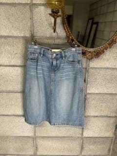 GAP gap jeans デニム ミニスカート ライトブルーのサムネイル