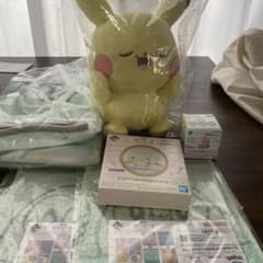 ポケモン 一番くじ ポケピース A賞 ぬいぐるみ ブランケット ピカチュウのサムネイル