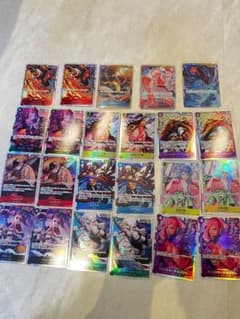 双璧の覇者SR全部✖️2枚！そして、サンジ、カイドウ、ルフィSEC付！全部美品のサムネイル