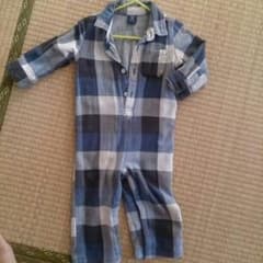 baby GAP 90ネルシャツロンパースのサムネイル