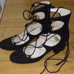 ZARA レースアップヒール 37のサムネイル