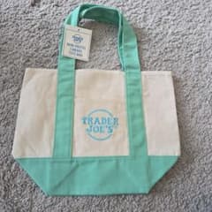 Trader Joe’s ミニトートバッグ　パステル　ピンクのサムネイル