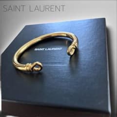 小*翔様 極美品 SAINT LAURENT PARIS ゴールド バングル ブ 小*翔様 極美品 SAINT LAURENT PARIS ゴールド バングル ブ - メルカリ