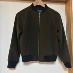 Spick & Span ウール混 MA-1 ブルゾン カーキのサムネイル