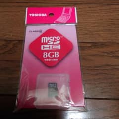 TOSHIBA microSDHC 8GB Class 4のサムネイル