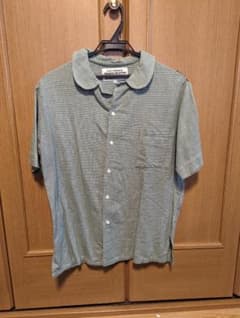 666 ピーターパンシャツ グリーン千鳥 セディショナリーズ(SIZE M)のサムネイル