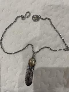 様子見て売れなければ辞めますゴローズ　上金特大フェザー細角チェーンセット 様子見て売れなければ辞めますゴローズ 上金特大フェザー細角チェーン