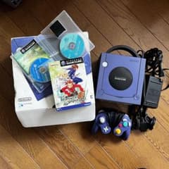 ※ゲーム付 Nintendo ゲームキューブ パープル 動作確認済みのサムネイル