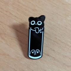黒猫 ピンバッジのサムネイル