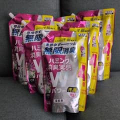 ハミング 消臭実感 Wパワー 詰替 1520ml 柔軟剤　6袋のサムネイル