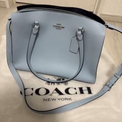 COACH 2WAY ショルダーバッグ ライトブルーのサムネイル