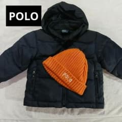 Polo Ralph Lauren キッズ ダウンジャケット ニット帽セットのサムネイル