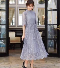 【結婚式】レースワンピース　ドレスのサムネイル