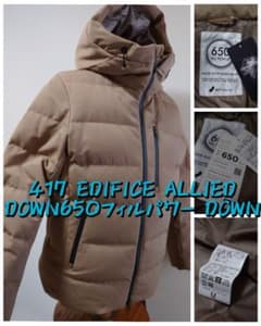 417 EDIFICE ALLIED DOWN650フィルパワー DOWN - メルカリ