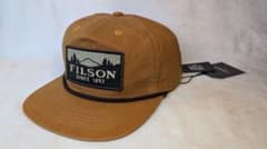 FILSON ワックスド トラッカーキャップ ゴールドブラウン
