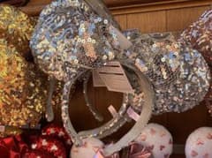 ミニースパンコールカチューシャ（シルバー）のサムネイル