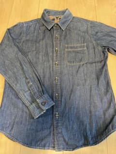 ユニクロキッズ　デニムシャツ150のサムネイル