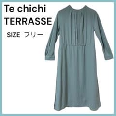 美品】Te chichi TERRASSE ミントグリーン ワンピース - メルカリ