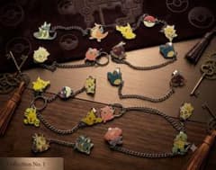希少】ポケモン チェーンクリップ メタルチャーム レア 10本セット