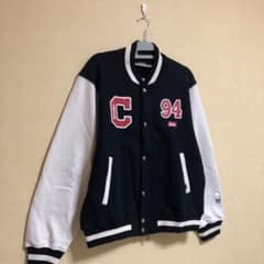 CUNE スエットスタジャン 94サイズ M 黒・白 - メルカリ