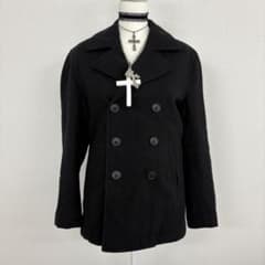 ダークコアy2k NANA 平成 ギャル ロック ウールコート ピーコート