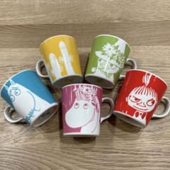 ムーミン　マグカップ５個セットのサムネイル