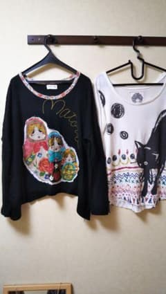 スカラー　Tシャツ　かぼちゃ型パンツ三点のサムネイル