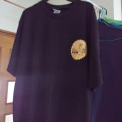 お値下げ、若本 ロゴ Tシャツ 黒largeサイズのサムネイル