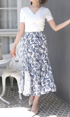royalparty リーフ柄スカート　スカートのサムネイル