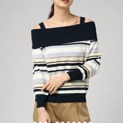 mysty woman☆オフショルニット 新品未使用のサムネイル