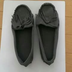 うめかか  様  専用     モカシン  23.5㎝ 美品のサムネイル