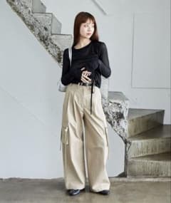 【極美品】定価：7,700円◉PUBLUX 限定 カーゴパンツ 秋冬のサムネイル